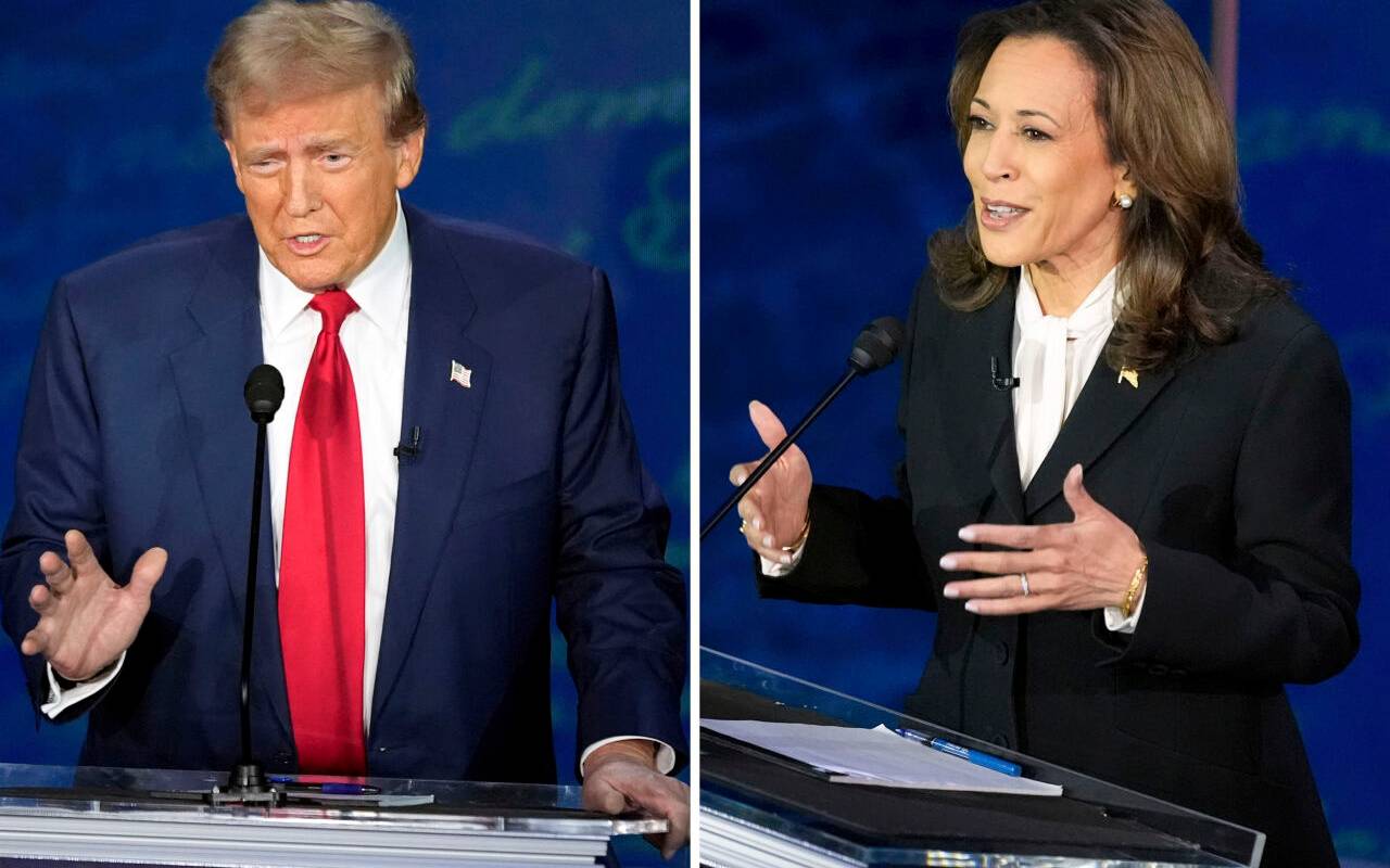 Das Duell um die US-Präsidentschaft: Donald Trump (Republikaner) gegen Kamala Harris (Demokraten)
