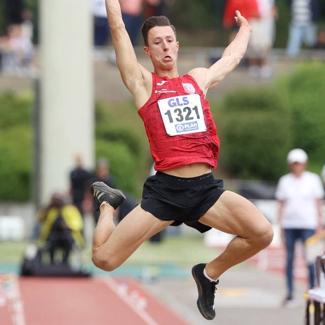 Leichtathlet Kevin Brucha ist das neue Gesicht des TLV Germania und der „Tage der Überflieger“. Im kommenden Jahr geht er bei allen Meisterschaften für Essen an den Start.