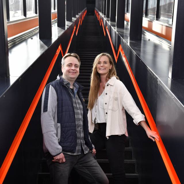 Christian Bannier und Julia Crüsemann von Radio Essen