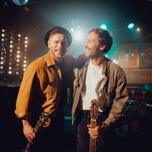 Max Giesinger (r) und Johannes Oerding. Zusammen veröffentlichen sie den Song «Wimpernschlag» am 06.06.2025.