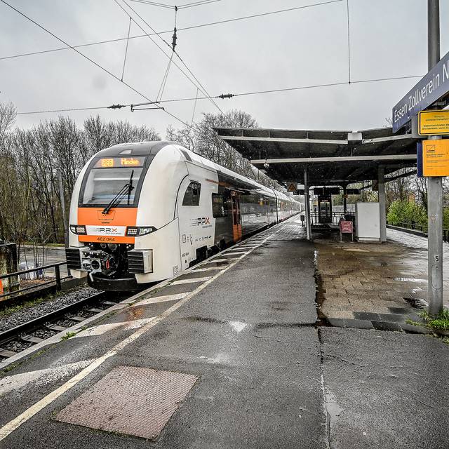 Der Bahnhof Zollverein Nord vor der Modernisierung.