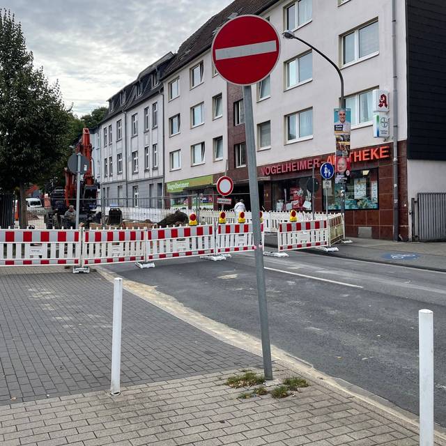 Vogelheimer Straße Baustelle