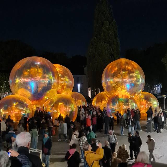 Bubbles am Essen Light Festival 2025