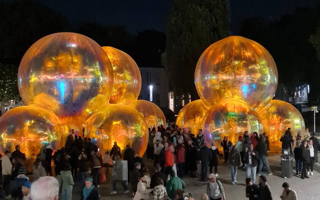 Bubbles am Essen Light Festival 2025