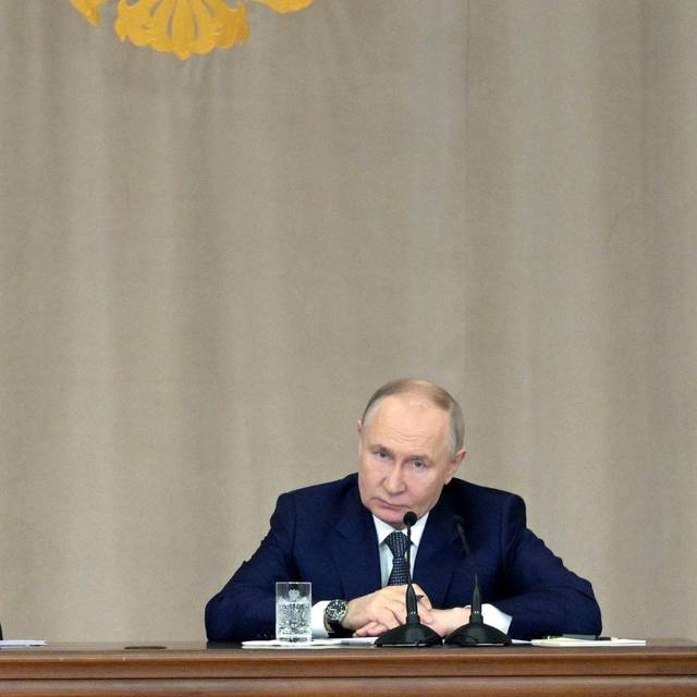 Putin im Obersten Gericht in Russland
