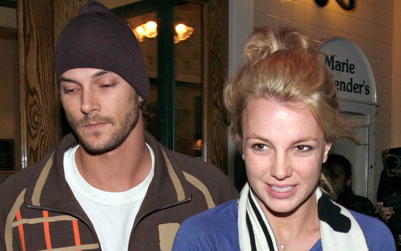Kevin Federline (l.) und Britney Spears