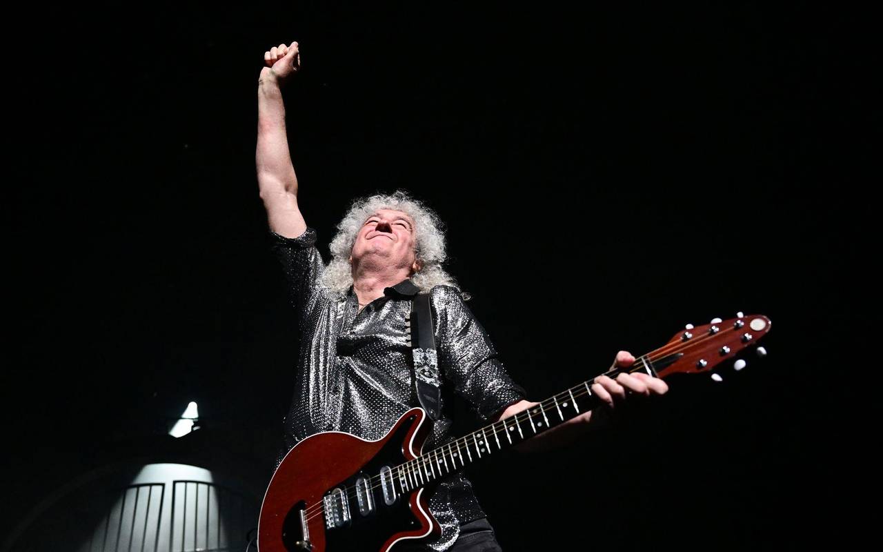 Queen Gitarrist Brian May bei Musical "We will rock you"