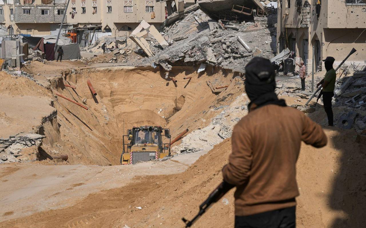 Nahostkonflikt - Grabungsarbeiten in Chan Junis