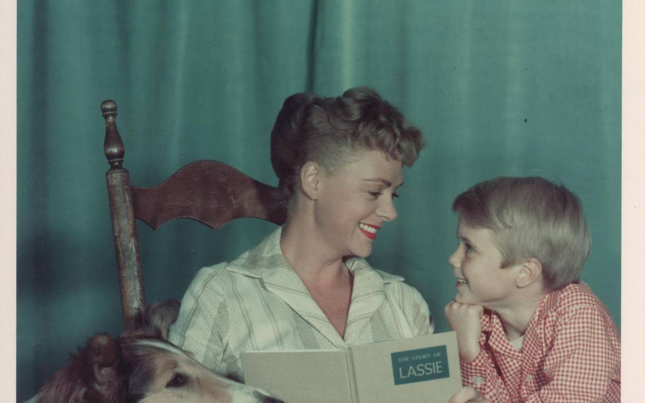 "Lassie"-Kinderstar Jon Provost mit Schauspielerin June Lockhart