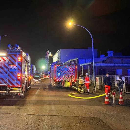 Blick auf die Einsatzstelle; Foto: Feuerwehr Essen