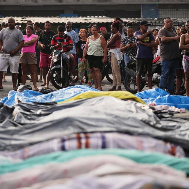 Nach Polizeieinsatz in Favelas in Rio de Janeiro