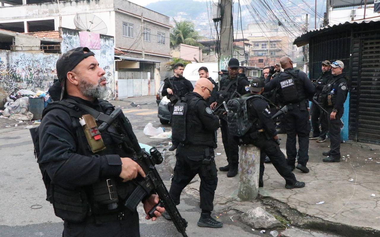 Polizeieinsatz in Favelas in Rio de Janeiro