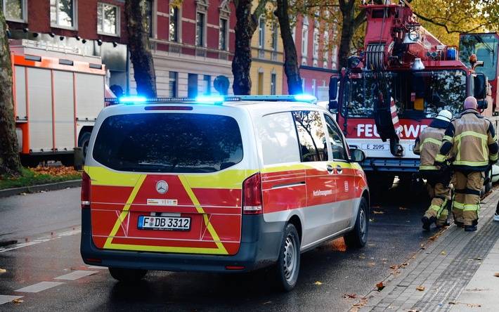 Notfallmanager der Deutschen Bahn im Einsatz; Foto: Feuerwehr Essen