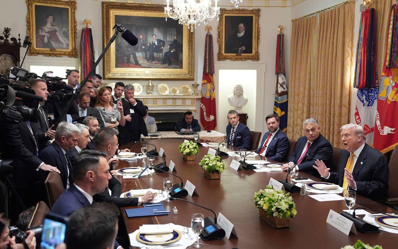 Ungarns Regierungschef Orban im Weißen Haus