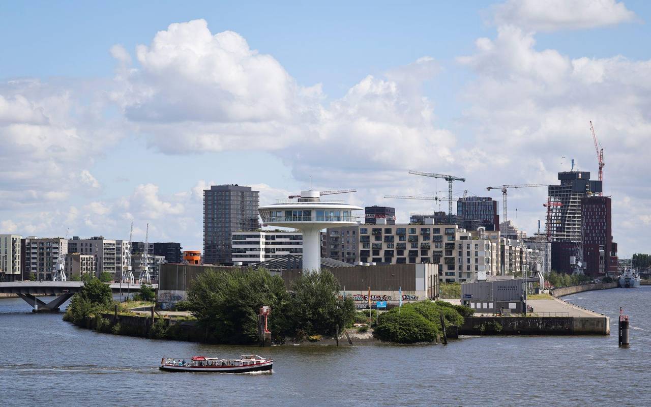 Baakenhöft Gelände in der Hafencity