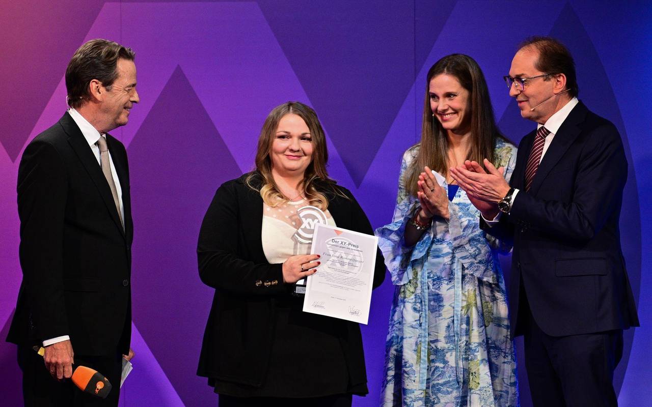 Verleihung des XY-Preises für Zivilcourage
