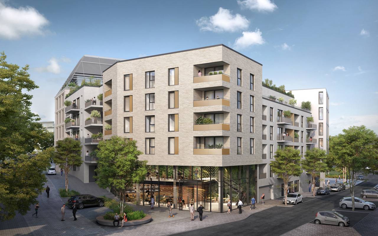 Neubau Wohnkomplex Weberplatz Essen