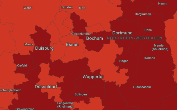 Die Corona-Zahlen in Essen entwickeln sich gut.