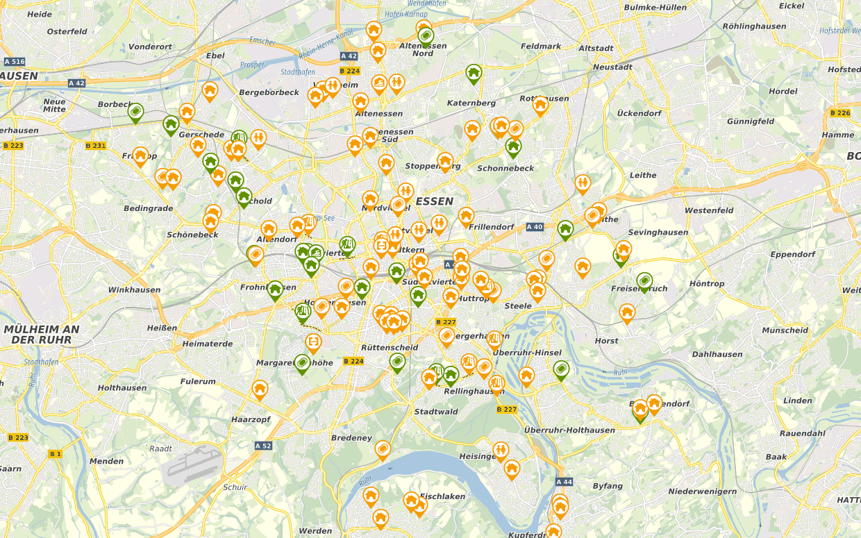 Die Stadt zeigt auf einer interaktiven Karte alle Bauprojekte im Stadtgebiet