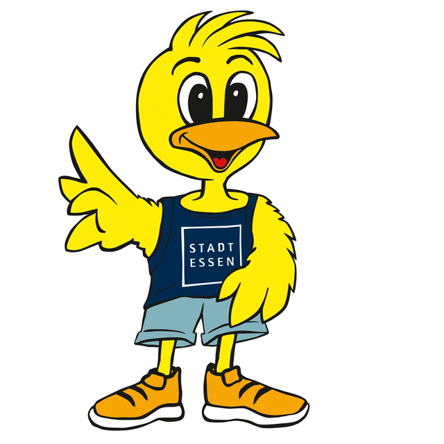 Das Ferienspatz Logo für die Stadt Essen
