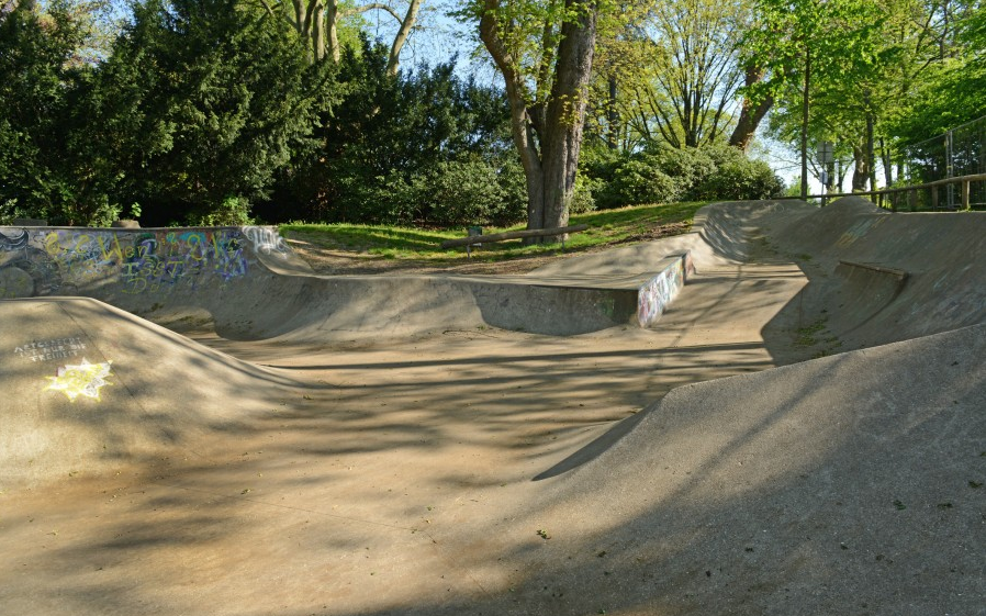 Die Skateanlage in Essen-Kray wird aktuell erweitert