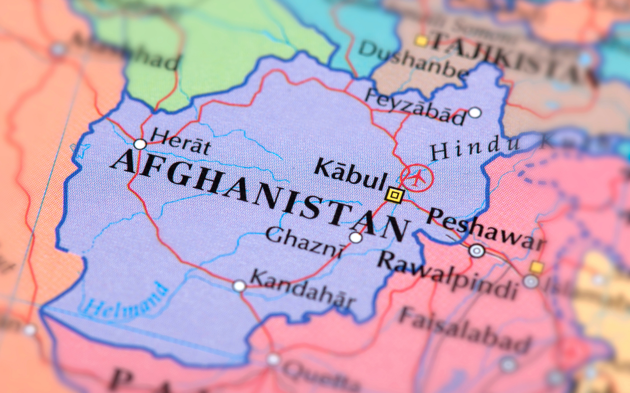 Karte von Afghanistan