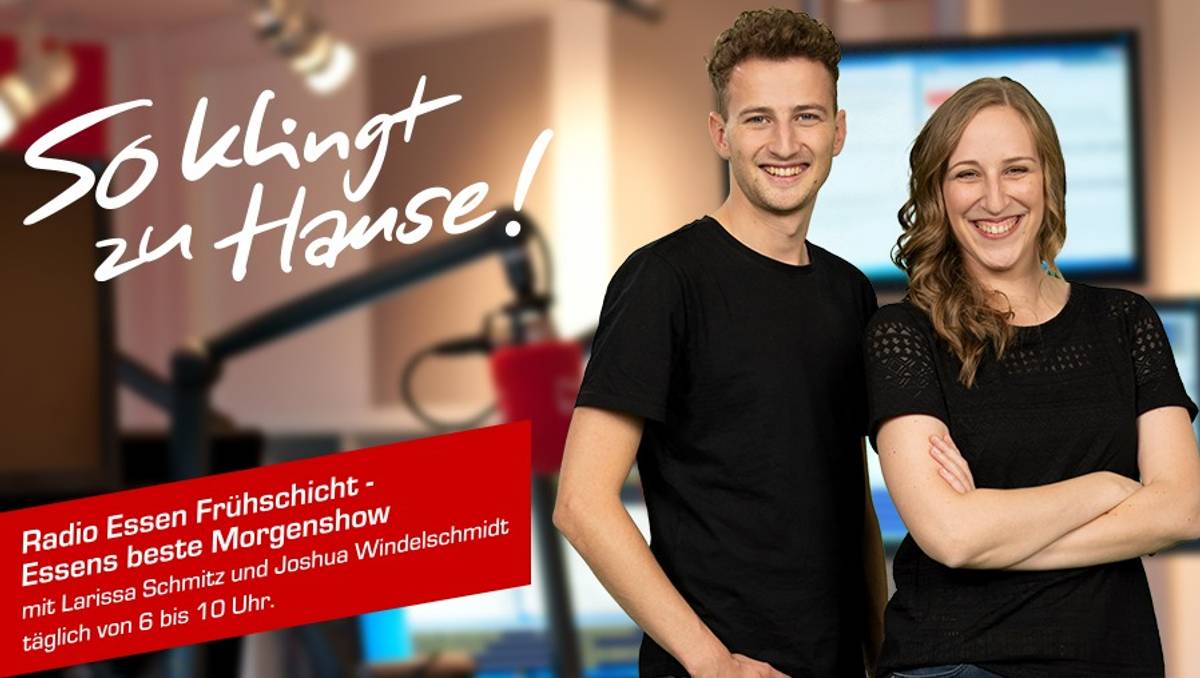 Die neue Doppelmoderation in der Radio Essen-Frühschicht: Joshua Windelschmidt und Larissa Schmitz