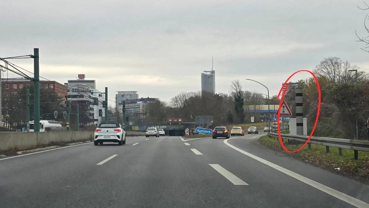 Neuer Blitzer auf A40 bei Essen-Holterhausen