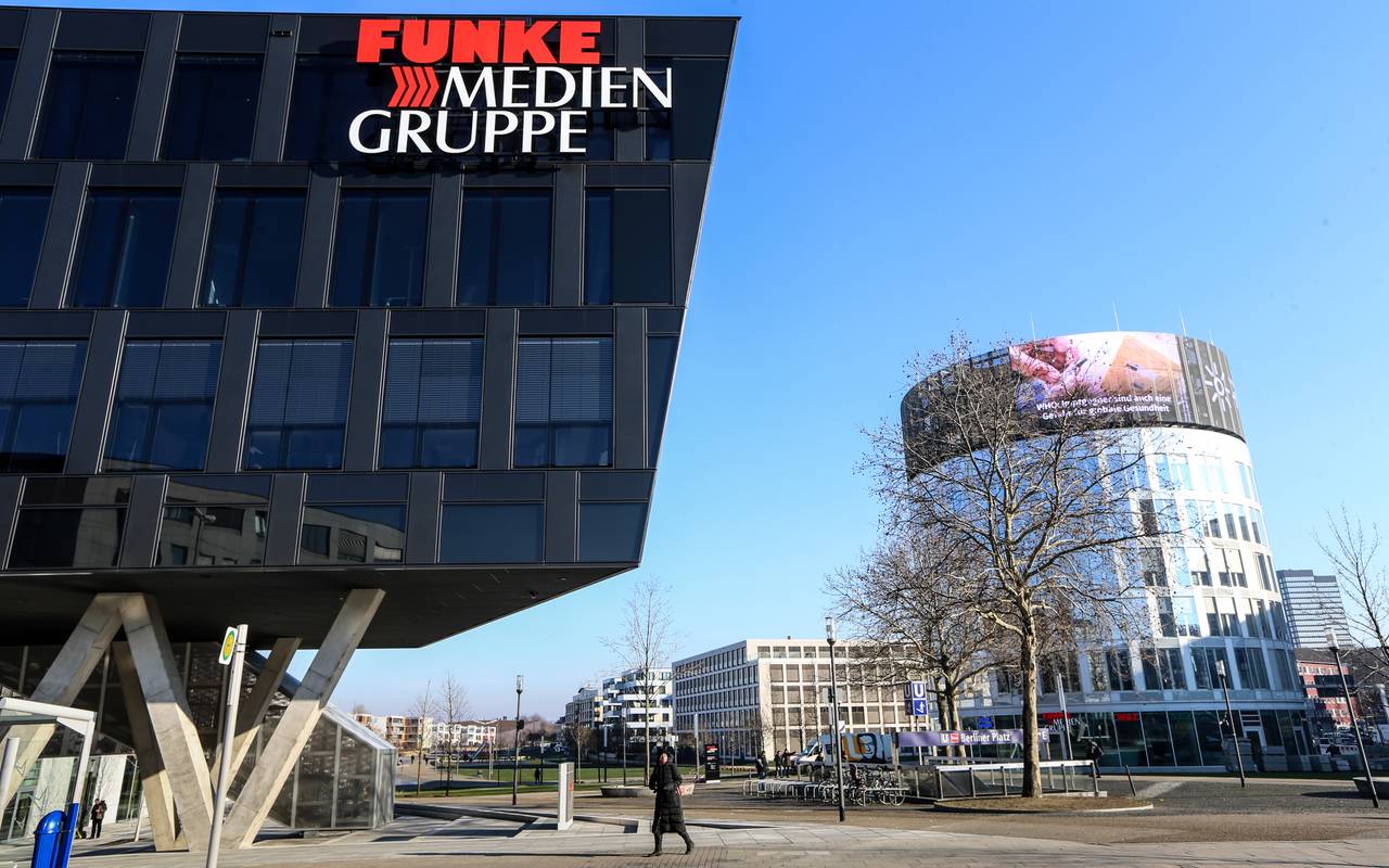 Neue Zentrale der FUNKE Mediengruppe in Essen am Berliner Platz