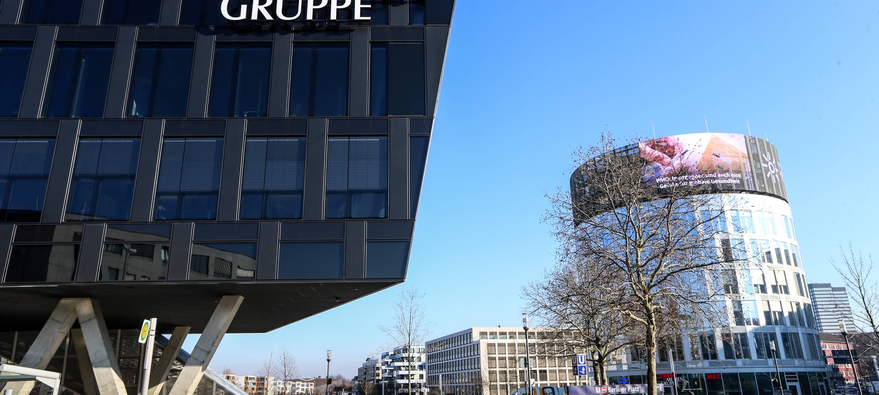 Neue Zentrale der FUNKE Mediengruppe in Essen am Berliner Platz