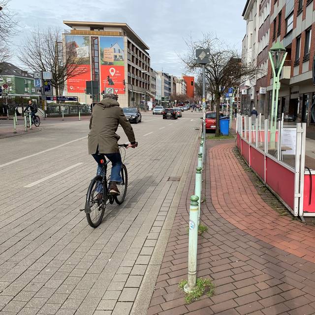 Fahrradchaos auf der Rüttenscheider Straße