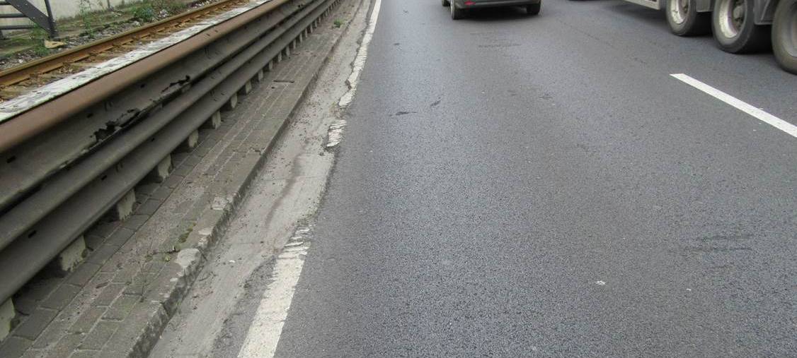 A40 zwischen Mülheim und Essen einspurig