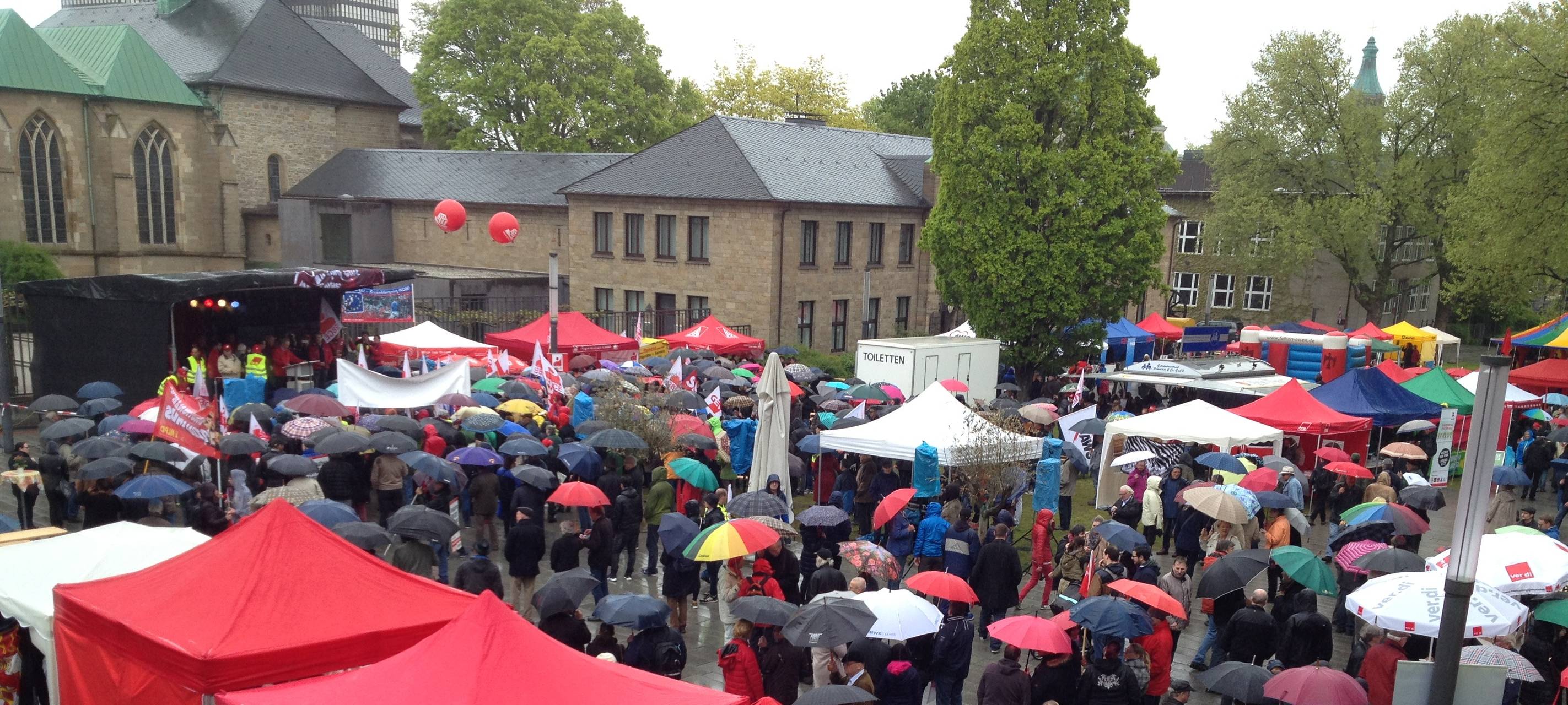 Große Demo in Essen gegen Sozialreformen