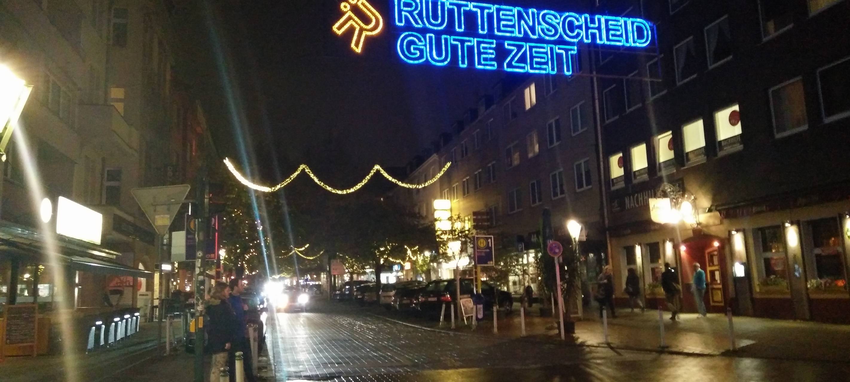 Winterbeleuchtung in Rüttenscheid geht an