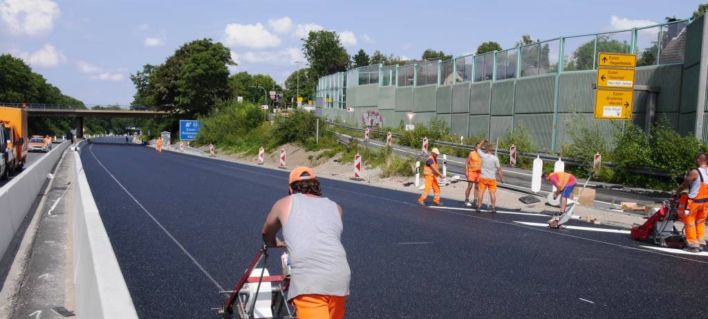 A52 bei Essen mit Einschränkungen am Wochenende