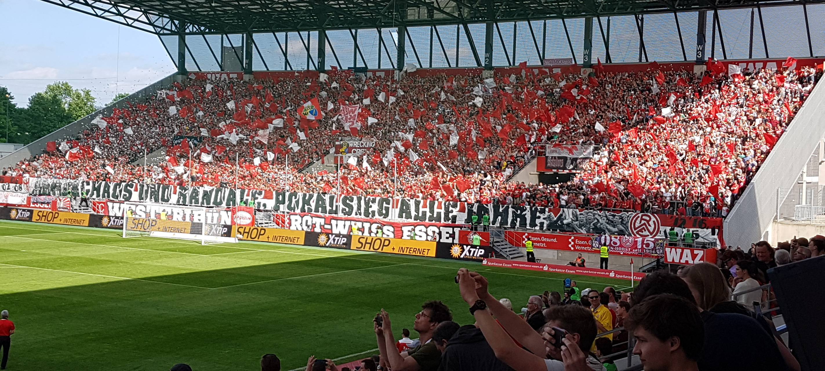 RWE im Finale gegen MSV Duisburg