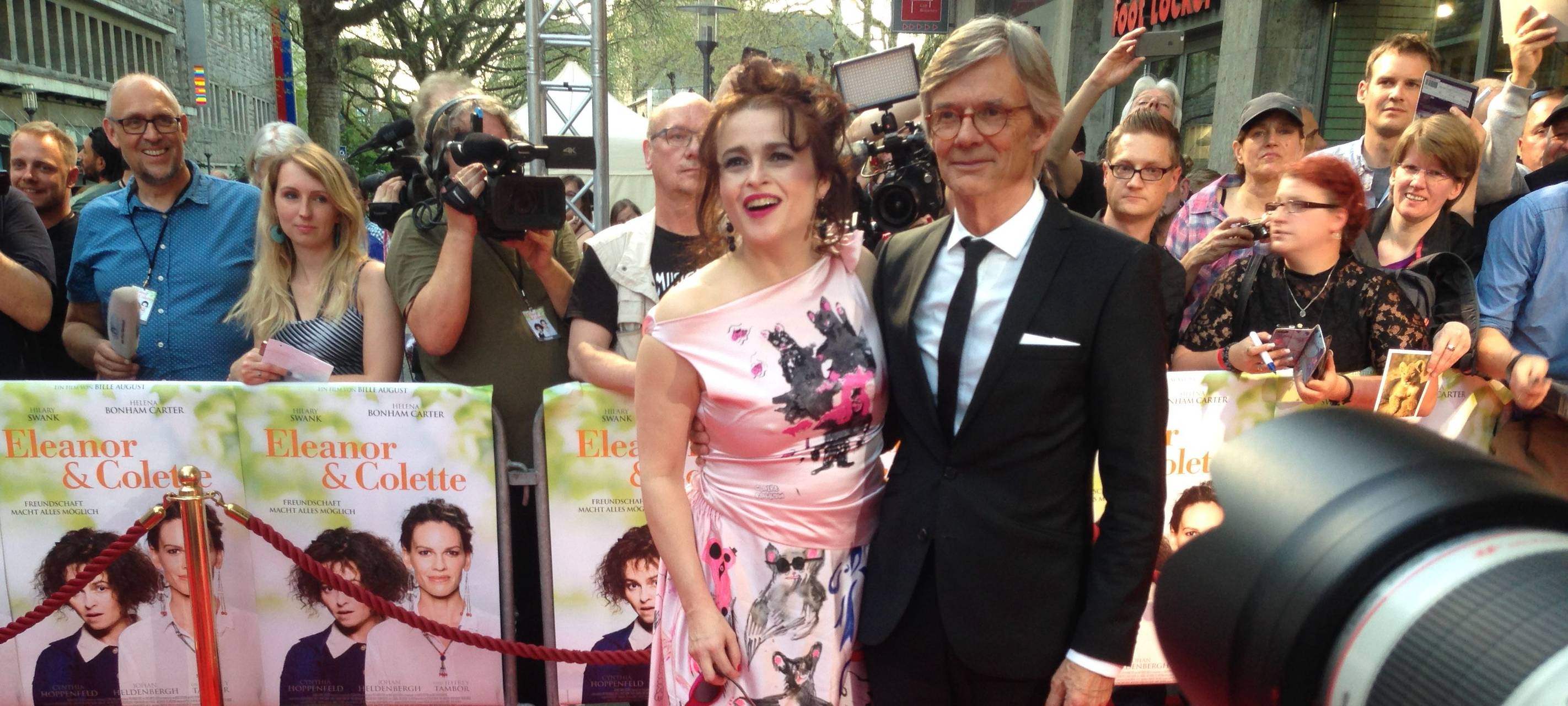 Helena Bonham Carter vor der Lichtburg