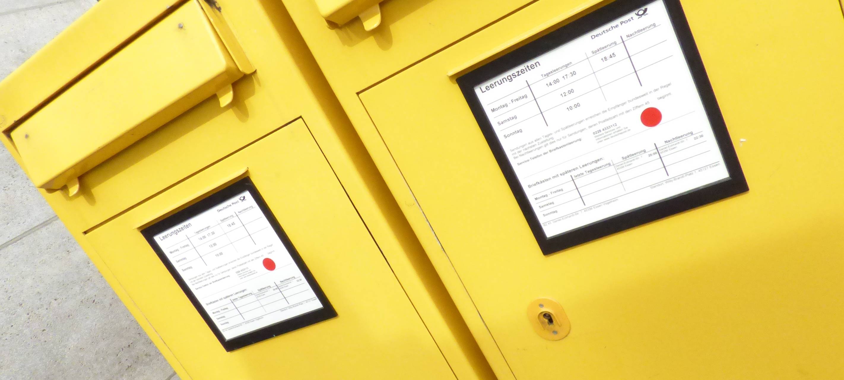 Raubüberfall in Essen: Post-Mitarbeiterin bei Briefkastenleerung überfallen