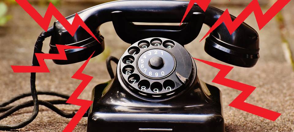 Tyrannisiertes Telefon