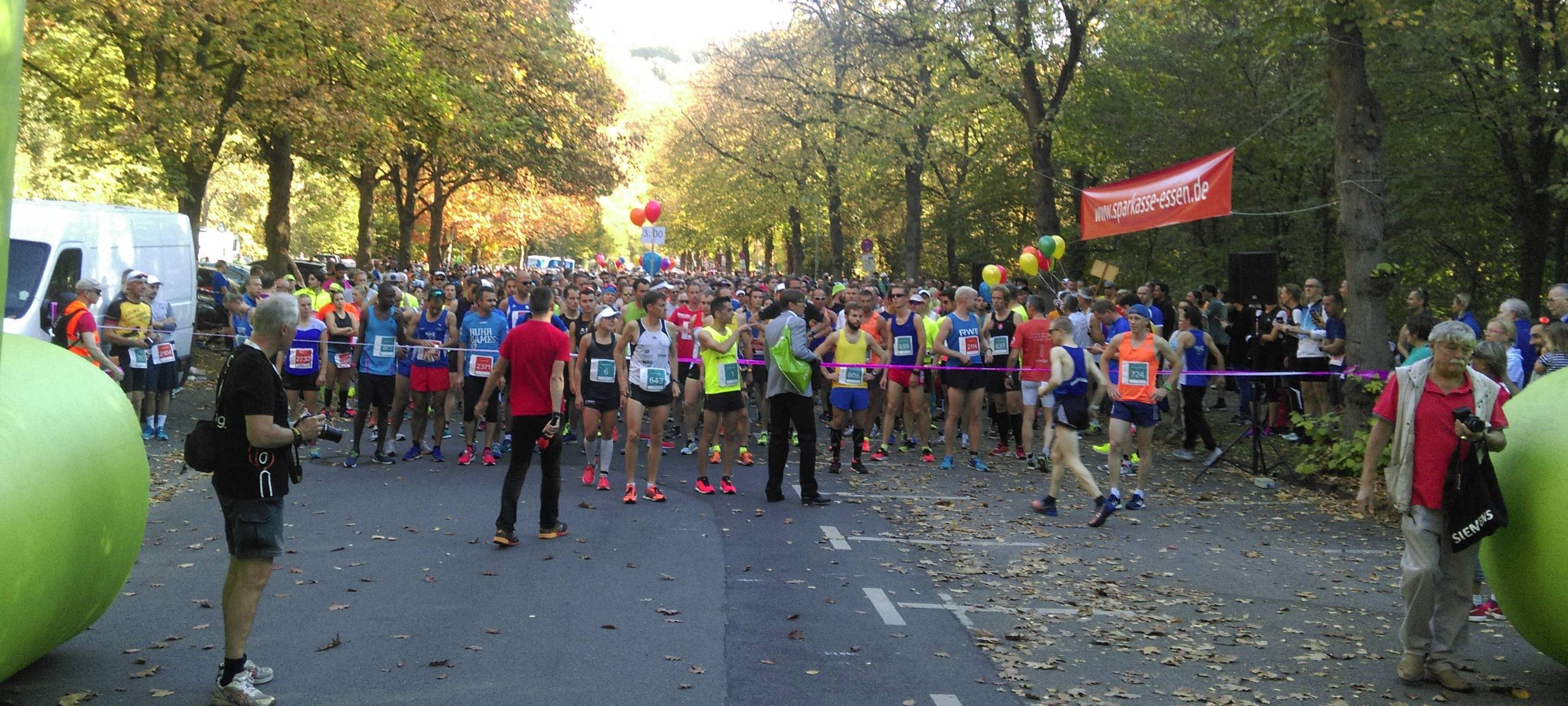 Nervosität vorm Start des innogy-Marathons