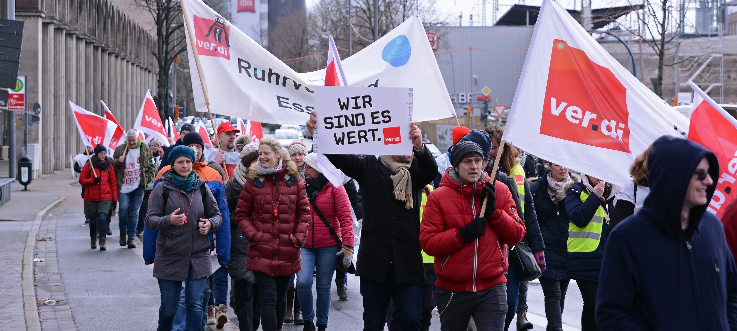 Streiks bei der Stadt Essen und der Ruhrbahn möglich