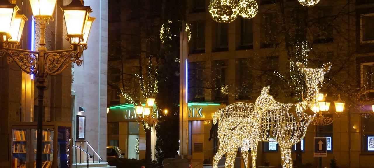 Lichtwochen in der Essener Innenstadt