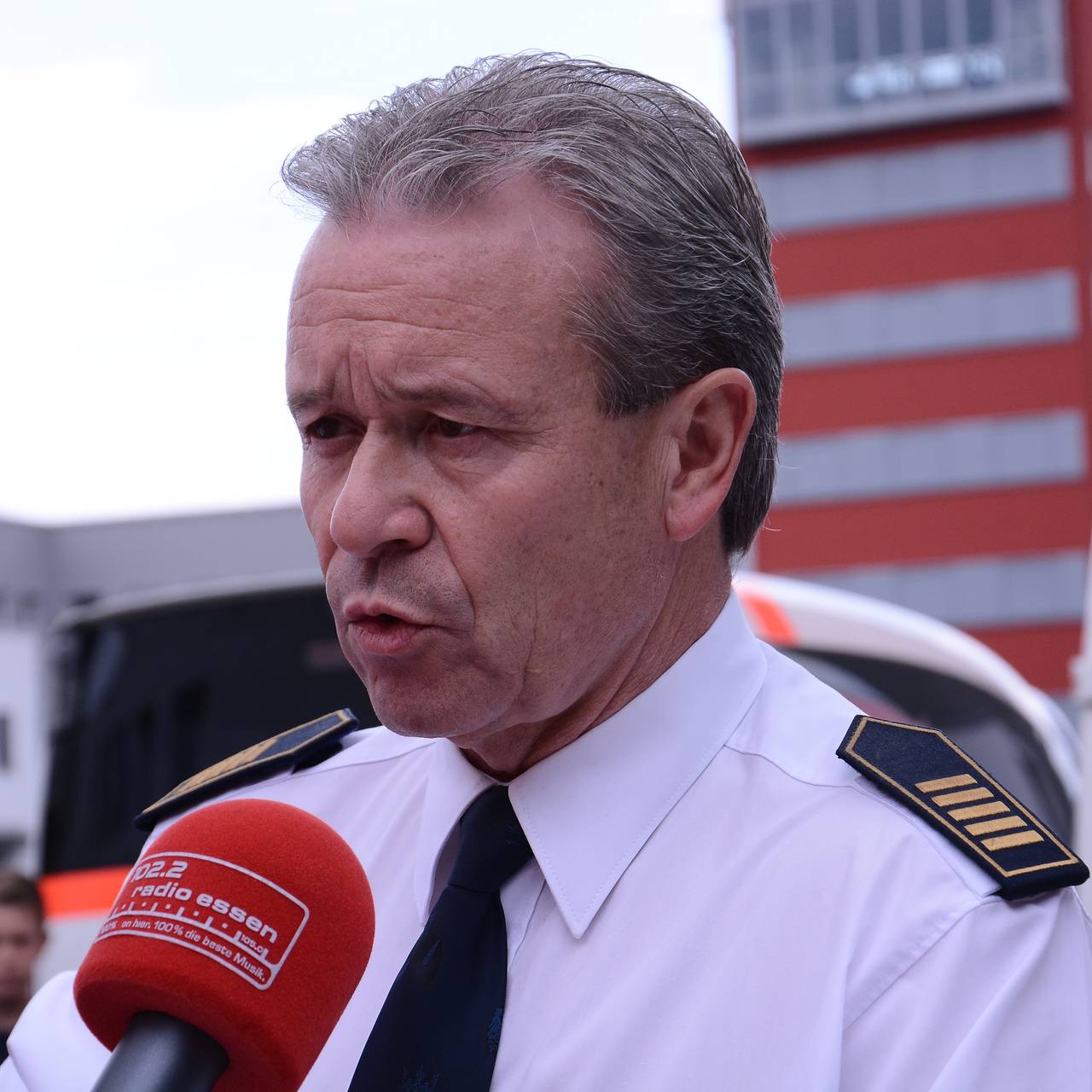 Der Chef der Essener Feuerwehr, Ulrich Bogdahn, im Radio Essen-Interview