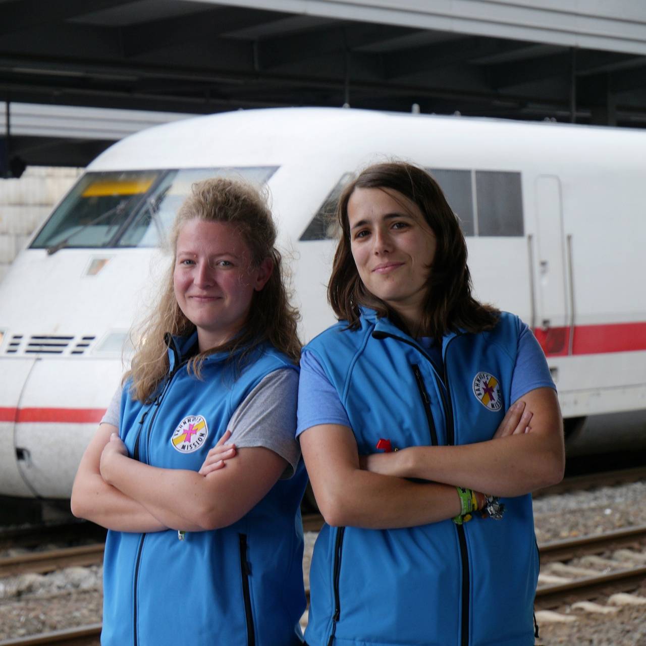 Bahnhofsmission Essen: Lena Ackermann und Mandy Eckardt