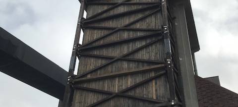 Der Löschturm der Kokerei Zollverein