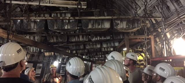 Gewinner der Grubenfahrt von Radio Essen unter Tage auf Prosper Haniel