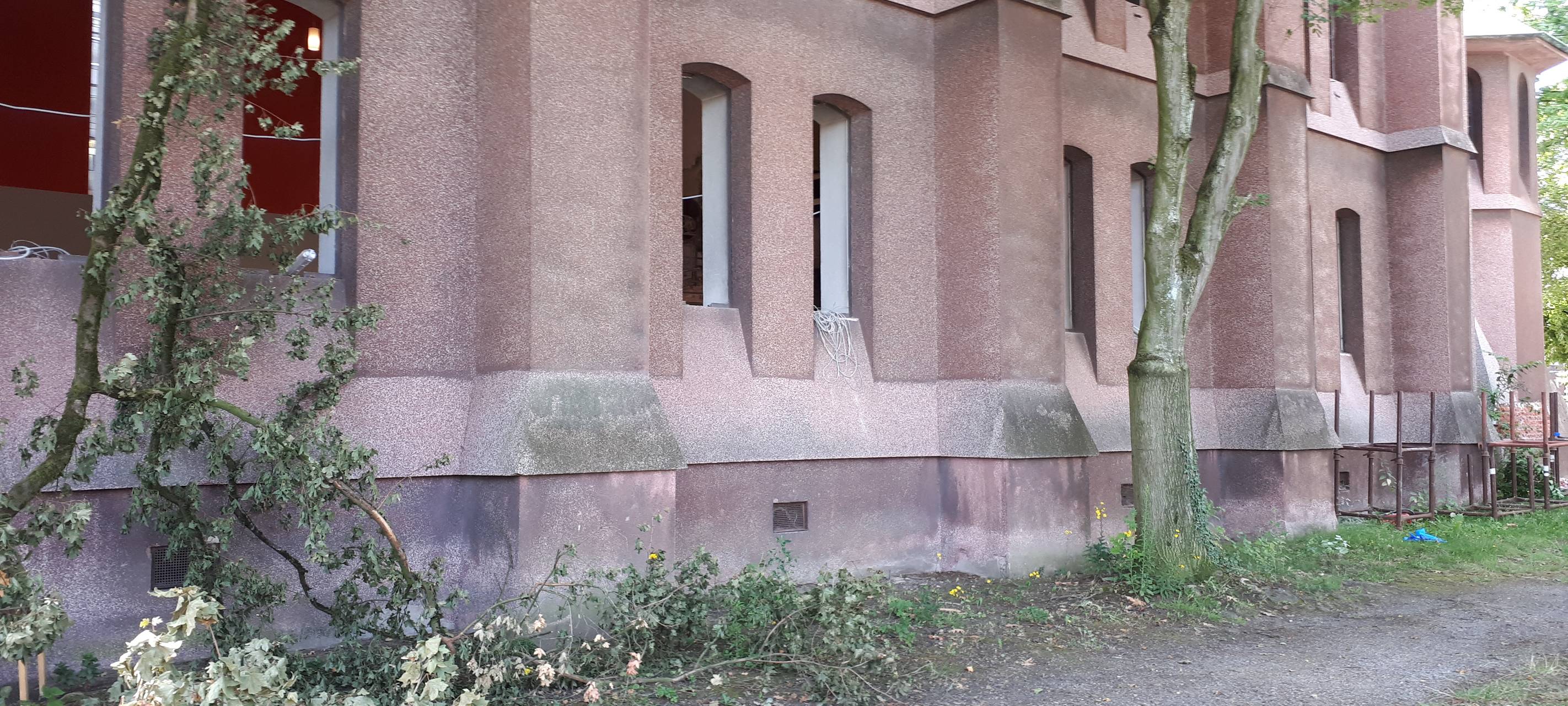 Baustelle an der "Kirche am Westbahnhof"