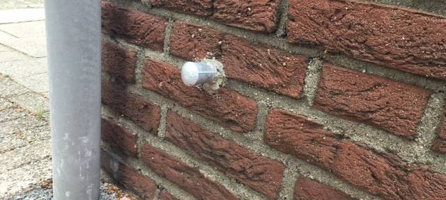 Ein Messpunkt an der Helmstraße