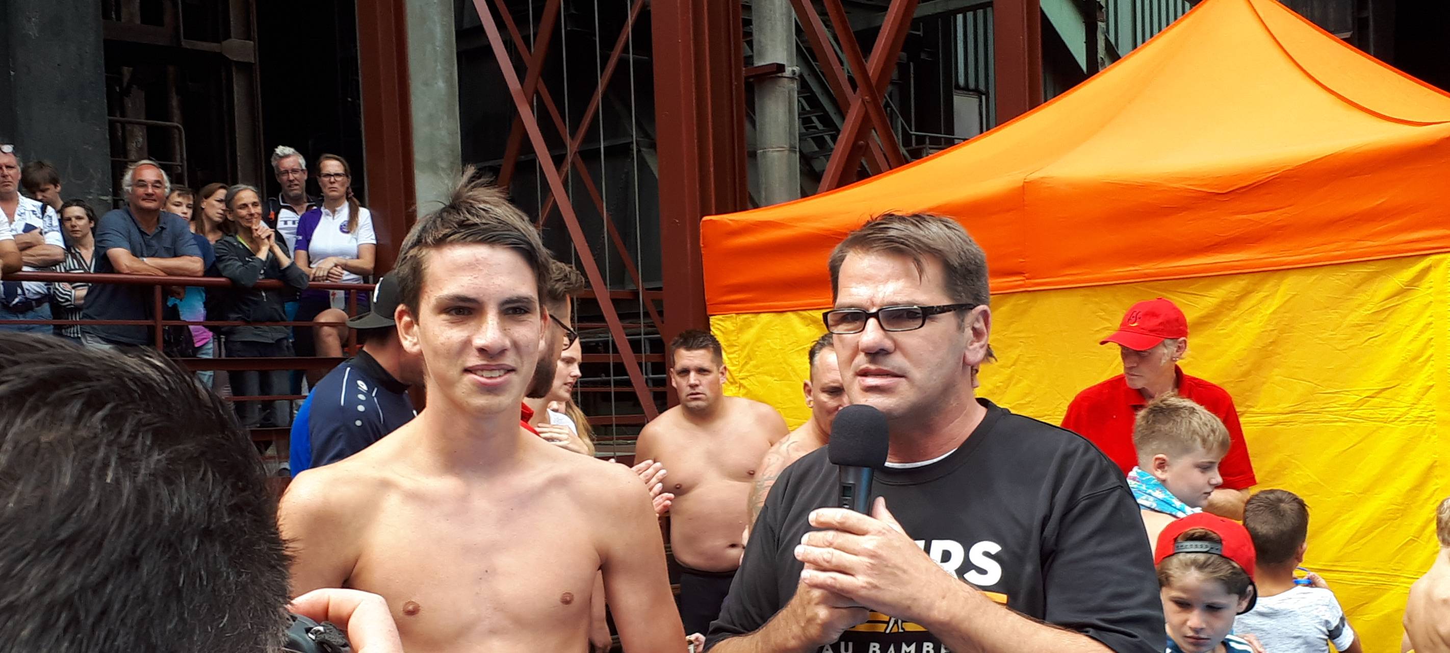 Springer beim Wettbewerb