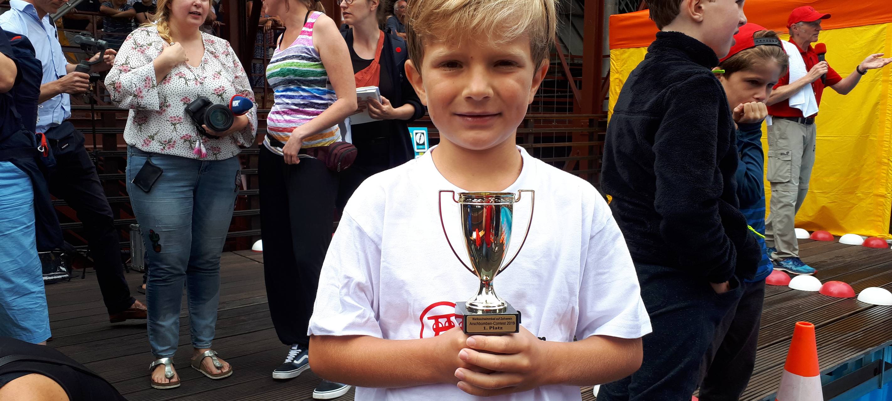 Springer beim Wettbewerb